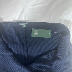 Wild Fable Deep Blue Ribbed Knit Top